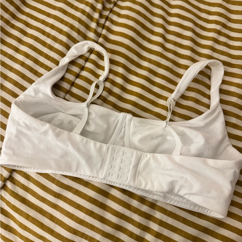 aerie White Cotton Underwire Style Bra - Picture 2 of 3